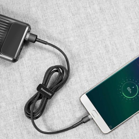 Baseus kabel Cafule USB - microUSB 0,5 m 2,4A szaro-czarny Baseus kabel Cafule USB - microUSB 0,5 m 2,4A szaro-czarny