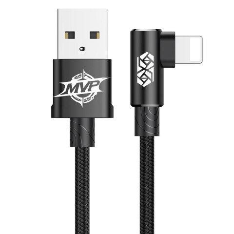 Baseus kabel MVP Elbow USB - Lightning 1,0 m 2A czarny Baseus kabel MVP Elbow USB - Lightning 1,0 m 2A czarny