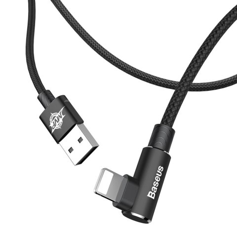 Baseus kabel MVP Elbow USB - Lightning 1,0 m 2A czarny Baseus kabel MVP Elbow USB - Lightning 1,0 m 2A czarny
