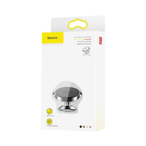 Baseus uchwyt samochodowy Small Ears magnetyczny przyklejany czarny Baseus uchwyt samochodowy Small Ears magnetyczny przyklejany czarny