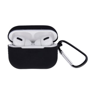 Etui do Airpods Pro czarne z haczykiem