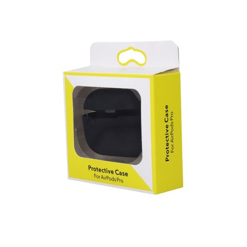 Etui do Airpods Pro czarne z haczykiem Etui do Airpods Pro czarne z haczykiem