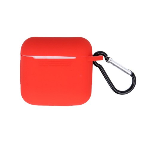 Etui do Airpods Pro czerwone z haczykiem Etui do Airpods Pro czerwone z haczykiem