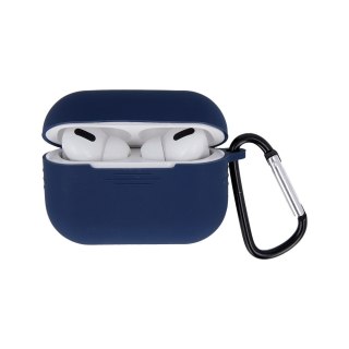 Etui do Airpods Pro granatowe z haczykiem