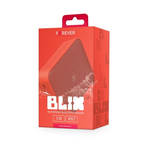 Forever głośnik Bluetooth Blix 5 czerwony BS-800 Forever głośnik Bluetooth Blix 5 czerwony BS-800