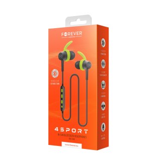 Forever słuchawki Bluetooth 4Sport BSH-400 dokanałowe zielone