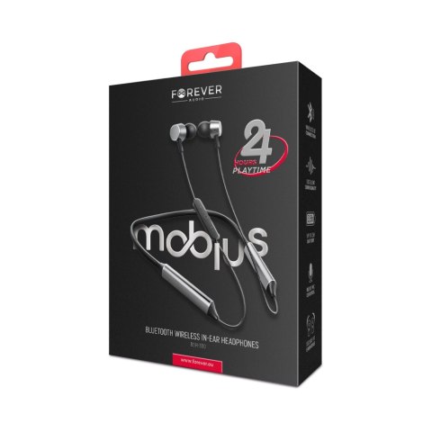 Forever słuchawki Bluetooth Mobius24 BSH-300 dokanałowe czarne Forever słuchawki Bluetooth Mobius24 BSH-300 dokanałowe czarne