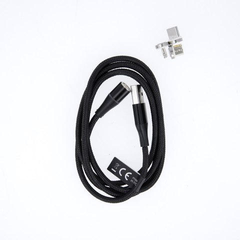 Maxlife kabel magnetyczny MXUC-03 USB - Lightning + USB-C + microUSB 1,0 m 3A czarny nylonowy Maxlife kabel magnetyczny MXUC-03 USB - Lightning + USB-C + microUSB 1,0 m 3A czarny nylonowy
