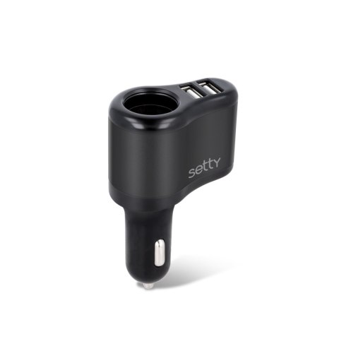 Setty rozdzielacz gniazda RGS-01 2x USB 2A Setty rozdzielacz gniazda RGS-01 2x USB 2A