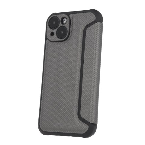 Etui Smart Carbon do Samsung Galaxy A14 4G / A14 5G srebrne Etui Smart Carbon do Samsung Galaxy A14 4G / A14 5G srebrne