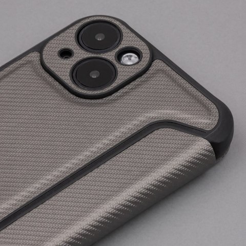 Etui Smart Carbon do Samsung Galaxy A15 4G / A15 5G srebrne Etui Smart Carbon do Samsung Galaxy A15 4G / A15 5G srebrne
