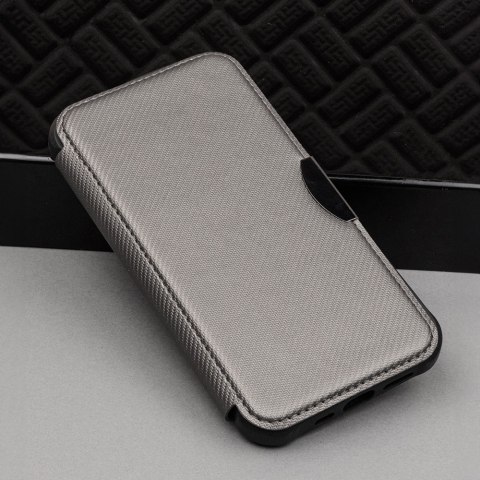 Etui Smart Carbon do Samsung Galaxy A25 5G (global) srebrne Etui Smart Carbon do Samsung Galaxy A25 5G (global) srebrne