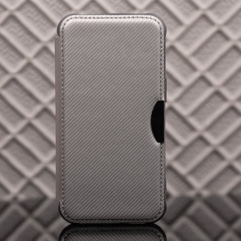 Etui Smart Carbon do Samsung Galaxy A25 5G (global) srebrne Etui Smart Carbon do Samsung Galaxy A25 5G (global) srebrne