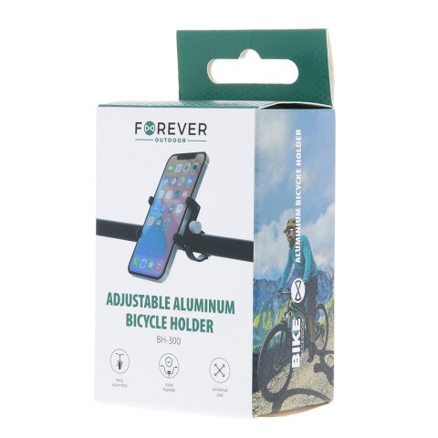 Forever uchwyt rowerowy BH-300 aluminiow Forever uchwyt rowerowy BH-300 aluminiow