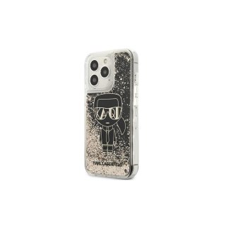 Karl Lagerfeld nakładka do iPhone 13 Pro Max 6,7" KLHCP13XLGGKBK czarna hard case Liquid Glitter Iconic