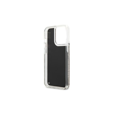 Karl Lagerfeld nakładka do iPhone 13 Pro Max 6,7" KLHCP13XLGGKBK czarna hard case Liquid Glitter Iconic