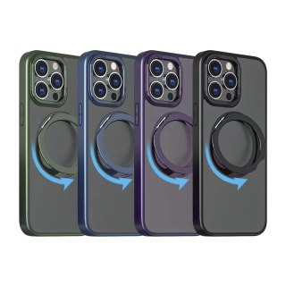 Nakładka Mag Ring Rotating do iPhone 15 Pro 6,1" zielona