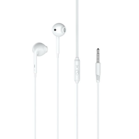 ŻXO słuchawki przewodowe EP28 jack 3,5mm douszne białe