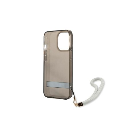 Guess nakładka do iPhone 13 / 13 Pro 6,1" GUHCP13LHTSGSK czarna hard case Translucent Stap Guess nakładka do iPhone 13 / 13 Pro 6,1" GUHCP13LHTSGSK czarna hard case Translucent Stap