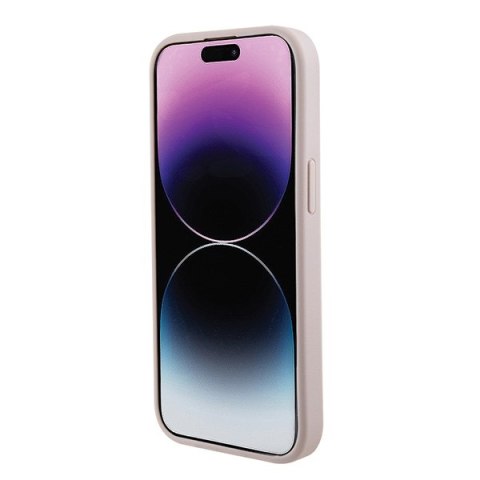 Guess nakładka do iPhone 15 6,1" GUHMP15SPSAHMCP różowa hardcase Saffiano MagSafe Guess nakładka do iPhone 15 6,1" GUHMP15SPSAHMCP różowa hardcase Saffiano MagSafe