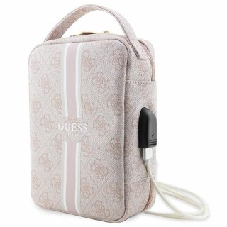 Guess torba organizer GUHBP4RPSP różowa 4G Printed Stripes