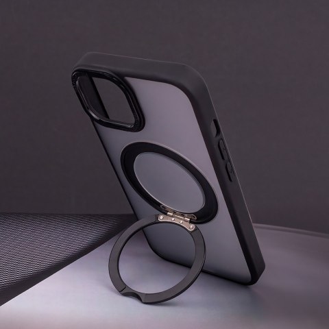 Nakładka Mag Ring Rotating do iPhone 12 / 12 Pro 6,1" czarna Nakładka Mag Ring Rotating do iPhone 12 / 12 Pro 6,1" czarna