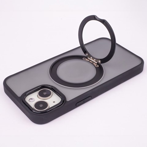 Nakładka Mag Ring Rotating do iPhone 12 / 12 Pro 6,1" czarna Nakładka Mag Ring Rotating do iPhone 12 / 12 Pro 6,1" czarna