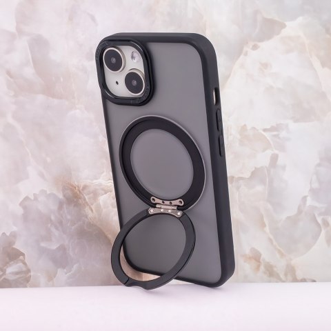 Nakładka Mag Ring Rotating do iPhone 12 / 12 Pro 6,1" czarna Nakładka Mag Ring Rotating do iPhone 12 / 12 Pro 6,1" czarna
