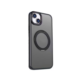 Nakładka Mag Ring Rotating do iPhone 15 6,1" czarna