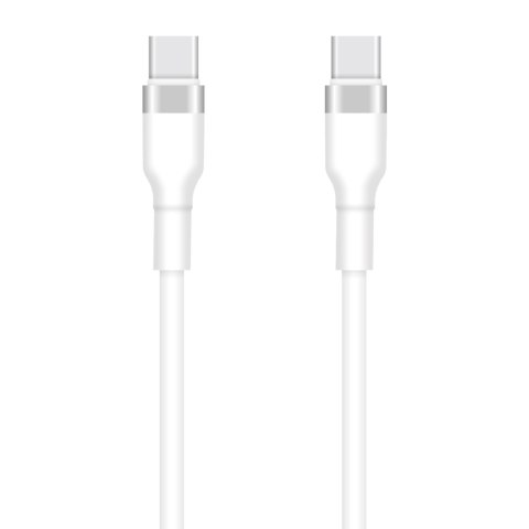 Setty kabel USB-C - USB-C 1m 3A KSC-C-130 biały