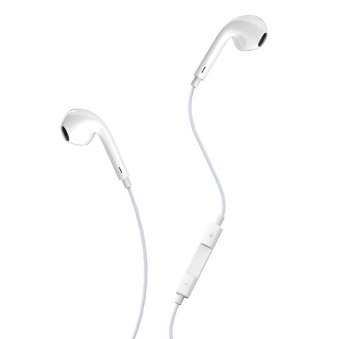BWOO słuchawki BO-HF10 Wired Earphone lightning stereo białe