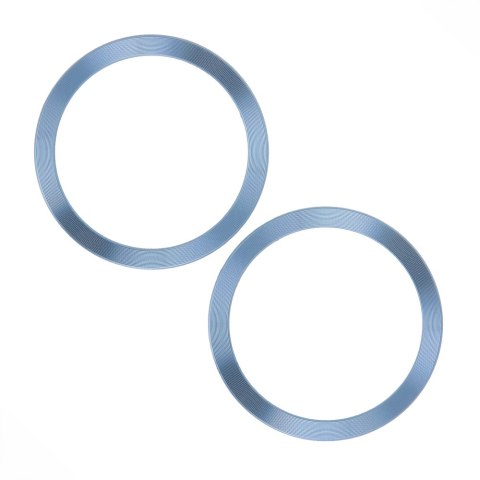 Metal Ring (2szt.) jasnoniebieski