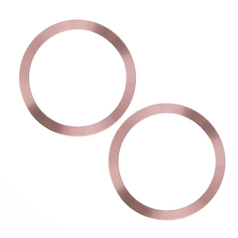 Metal Ring (2szt.) różowy