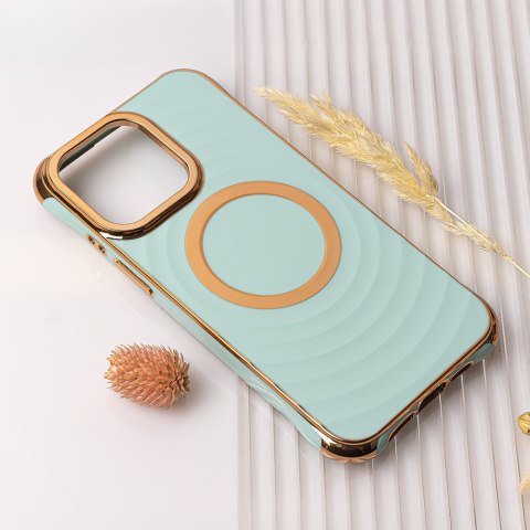 Nakładka Circle Glam Mag do iPhone 11 miętowa