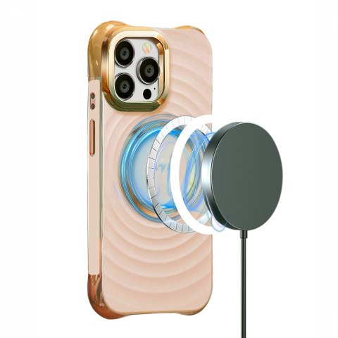 Nakładka Circle Glam Mag do iPhone 13 Pro 6,1" różowa
