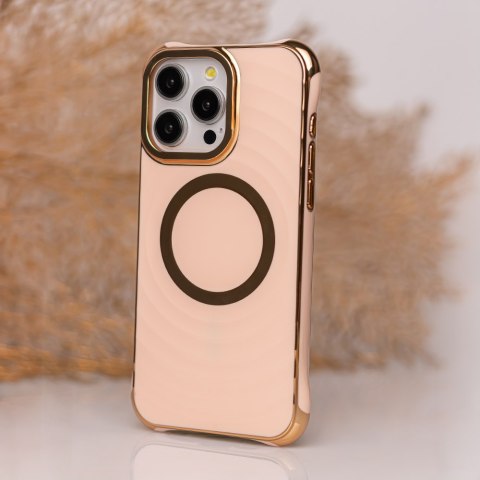Nakładka Circle Glam Mag do iPhone 13 Pro 6,1" różowa