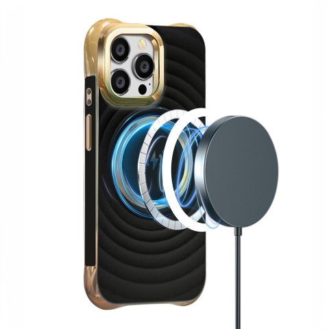 Nakładka Circle Glam Mag do iPhone 13 Pro Max 6,7" czarna