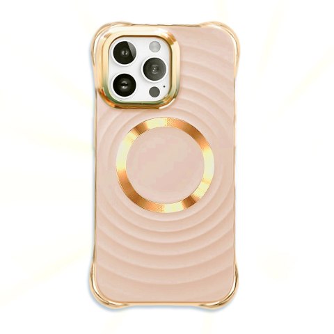 Nakładka Circle Glam Mag do iPhone 14 Pro 6,1" różowa