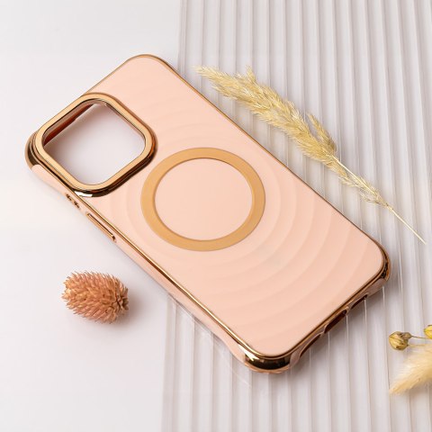 Nakładka Circle Glam Mag do iPhone 14 Pro 6,1" różowa