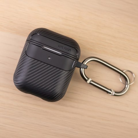 Etui Carbon do Airpods / Airpods 2 czarne