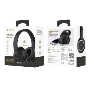 Devia słuchawki Bluetooth nauszne Kintone czarne