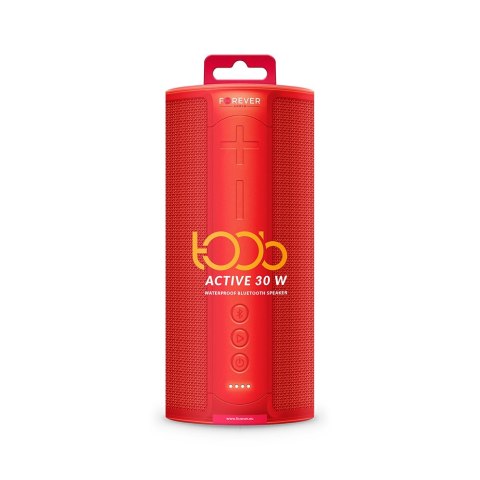 Forever głośnik Bluetooth Toob 30 czerwony BS-950 Forever głośnik Bluetooth Toob 30 czerwony BS-950
