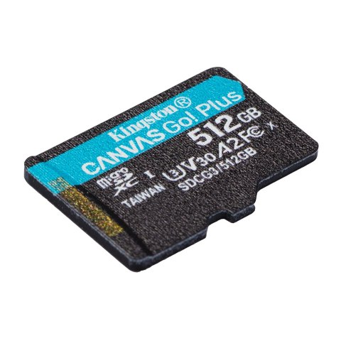 Kingston karta pamięci 512GB microSDXC Canvas Go! Plus kl. 10 UHS-I 170 MB/s Kingston karta pamięci 512GB microSDXC Canvas Go! Plus kl. 10 UHS-I 170 MB/s