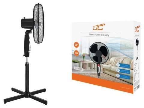 Wentylator stojący WT02 40W 16" czarny Wentylator stojący WT02 40W 16" czarny
