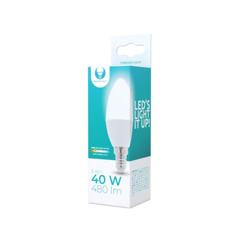 Żarówka LED E14 C37 6W 230V 3000K 480lm Forever Light Żarówka LED E14 C37 6W 230V 3000K 480lm Forever Light
