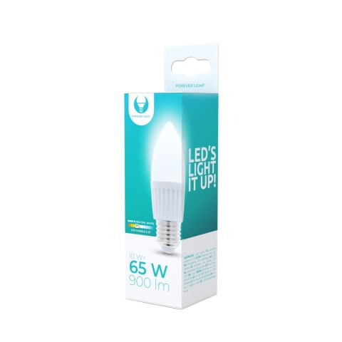 Żarówka LED E27 C37 10W 230V 4500K 900lm ceramiczna Forever Light Żarówka LED E27 C37 10W 230V 4500K 900lm ceramiczna Forever Light