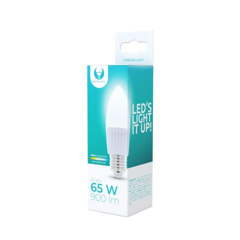 Żarówka LED E27 C37 10W 230V 6000K 900lm ceramiczna Forever Light Żarówka LED E27 C37 10W 230V 6000K 900lm ceramiczna Forever Light