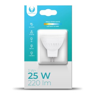 Żarówka LED G4 MR11 3W 12V 3000K 220lm Forever Light