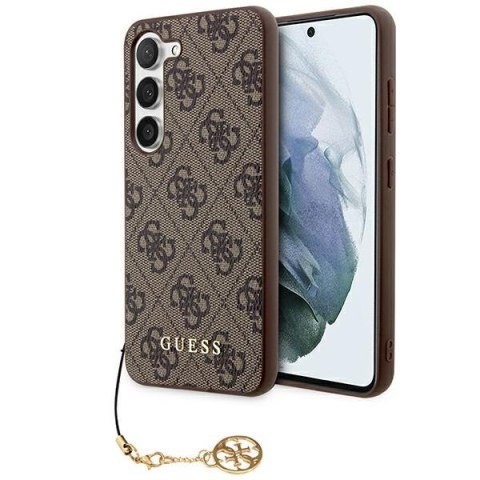 Guess nakładka do Samsung Galaxy A55 GUHCSA55GF4GBR brązowa HC PU 4G with charm Guess nakładka do Samsung Galaxy A55 GUHCSA55GF4GBR brązowa HC PU 4G with charm