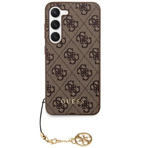Guess nakładka do Samsung Galaxy A55 GUHCSA55GF4GBR brązowa HC PU 4G with charm Guess nakładka do Samsung Galaxy A55 GUHCSA55GF4GBR brązowa HC PU 4G with charm